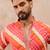 Men's multi viscose rayon printed leheriya kurta with trousers – trendy festive & wedding wear