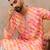 Men's pink viscose rayon printed leheriya kurta with trousers – trendy festive & wedding wear