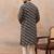 Men's blue viscose rayon printed leheriya kurta stylish festive ethnic wear