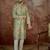 Men's green silk blend printed design ethnic motifs kurta with trousers – trendy festive & wedding wear