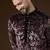 Men's black velvet printed ethnic motifs kurta – stylish festive ethnic wear