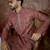 Men's maroon viscose rayon embroidered design floral kurta with trousers – trendy festive & wedding wear