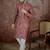 Men's maroon viscose rayon embroidered design floral kurta with trousers – trendy festive & wedding wear
