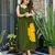 Floral Print A-Line Maxi Dress