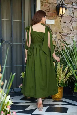 Floral Print A-Line Maxi Dress 5