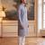 Men's grey jacquard woven design ethnic motifs kurta – stylish festive ethnic wear