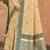 beige with dark green silk blend woven work traditional saree