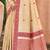 beige with maroon silk blend woven work traditional saree