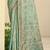 sea green silk blend woven work traditional saree