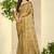 olive green silk blend woven work traditional saree