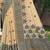 beige with black silk blend woven work traditional saree