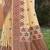 beige with wine silk blend woven work traditional saree