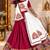Maroon Color Kutch Work Lehenga With Kutch Work Blouse For Navratri