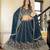 Rama Georgette Embroideried Lehenga Choli Set 