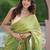 aaru space silk blend with thread hand embroidery