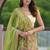 aaru space silk blend with thread hand embroidery