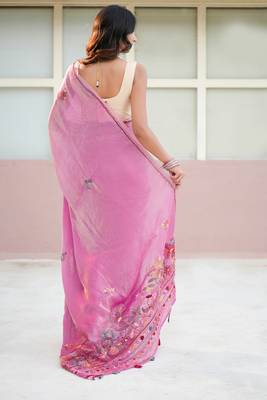 ihla space silk blend with thread hand embroidery 4
