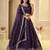 Wine Crunchy Silk Embroidered Lehenga Choli Set 