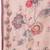 Peach floral printed cfloraleri silk kurta trouser dupatta set