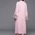 Pink floral printed silk blend kurta palazzo set