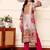 Off white floral printed cfloraleri silk kurta trouser set