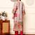 Off white floral printed cfloraleri silk kurta trouser set