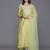 Green floral embroidered cfloraleri silk kurta trouser dupatta set
