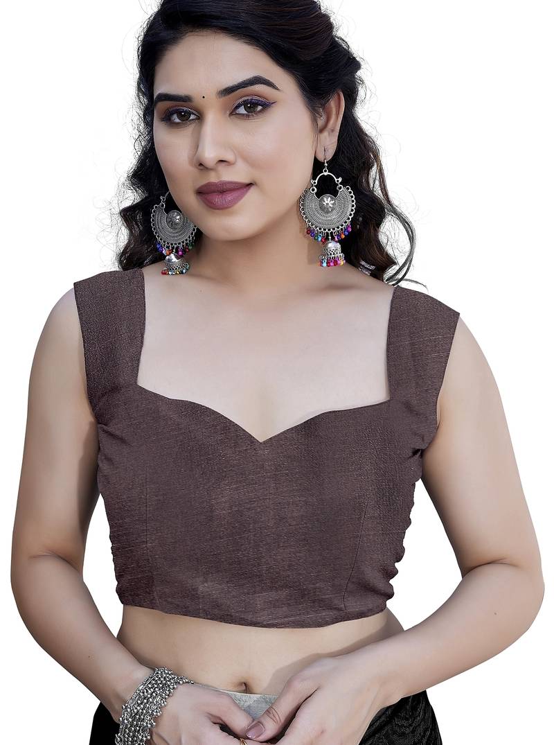 Women's pink geometric print chiffon ready to wear saree | pre draped party wear saree