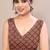 Women's mustard solid chiffon ready to wear saree | pre draped party wear saree