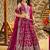 Rani Pink Dola Silk Jacquard Readymade Lehenga Choli Set with Net Dupatta