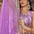 Lavender Dola Silk Jacquard Readymade Lehenga Choli Set with Net Dupatta