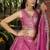 Rani Pink Dola Silk Jacquard Readymade Lehenga Choli Set with Net Dupatta