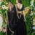 Black Faux Georgette Mirror Work Readymade Lehenga Choli
