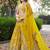 Mustard Yellow Dola Silk Jacquard Readymade Lehenga Choli Set with Net Dupatta