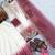 Pink&white georgette readymade suit with embroidery & thread work