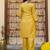 Yellow embroidered straight kurta pant set with dupatta