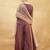 Brown embroidery pure silk kurta with plazzo and dupatta