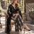 Black georgette readymade suit with embroidery & sequence work