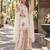 White georgette readymade suit with embroidery & sequence work