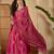 Rani embroidery shimmer silk kurta with pant and dupatta