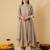 Chiku embroidery vichitra silk kurta with pant and dupatta