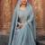 Blue embroidery vichitra silk kurta with pant and dupatta
