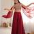 Women's Beautiful Embroidery Crunchy Silk Fabric Straight Crop Top Palazzo and Dupatta Set