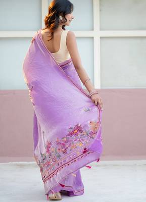 ritti space silk blend with thread hand embroidery 2