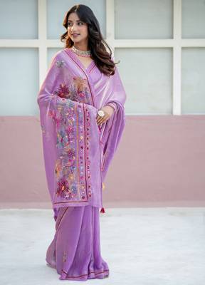 ritti space silk blend with thread hand embroidery 6
