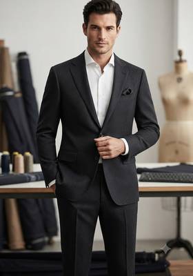 Black casual blazer for men ::: men's party wear 1