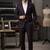 Dark maroon casual blazer for men ::: men's party wear