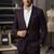 Dark maroon casual blazer for men ::: men's party wear