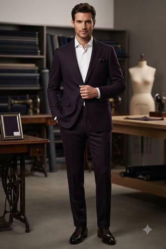 Wine casual blazer for men ::: men's party wear