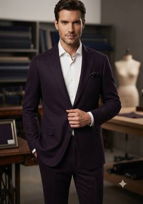 Wine casual blazer for men ::: men's party wear 2